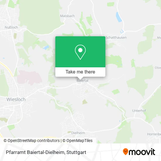Карта Pfarramt Baiertal-Dielheim