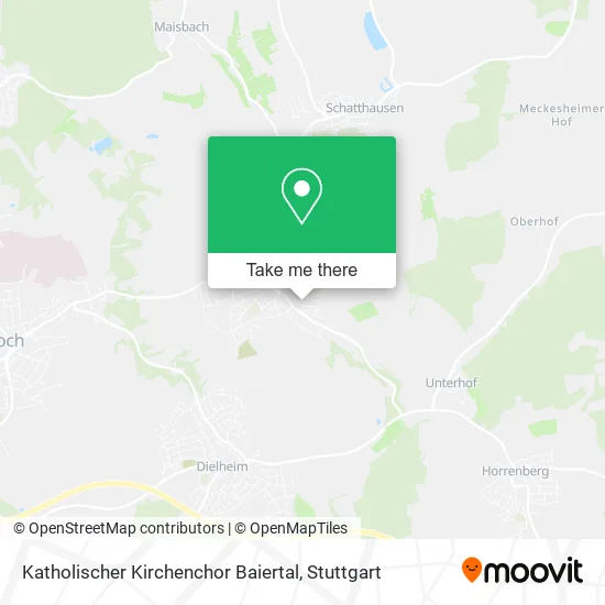 Карта Katholischer Kirchenchor Baiertal