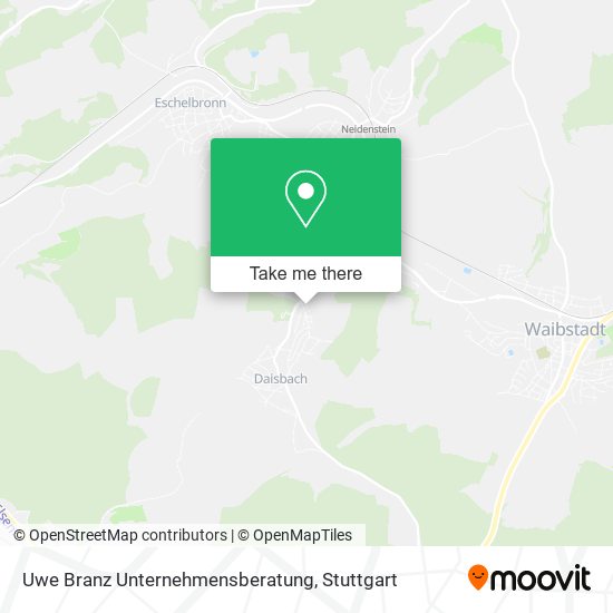 Uwe Branz Unternehmensberatung map