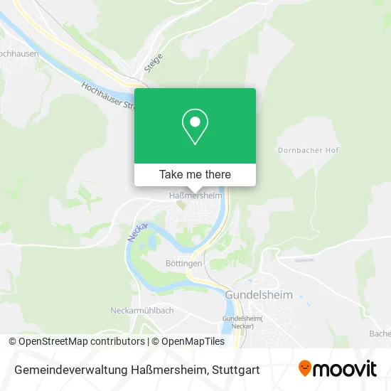 Карта Gemeindeverwaltung Haßmersheim