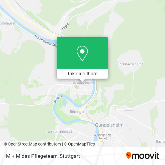 M + M das Pflegeteam map