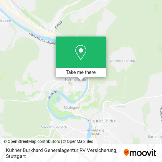 Карта Kühner Burkhard Generalagentur RV Versicherung