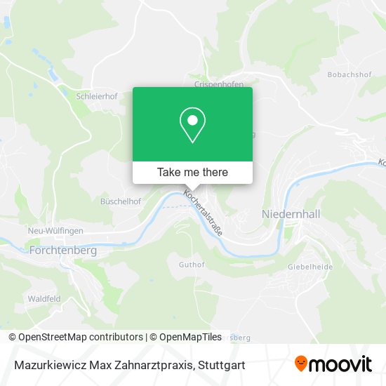 Карта Mazurkiewicz Max Zahnarztpraxis