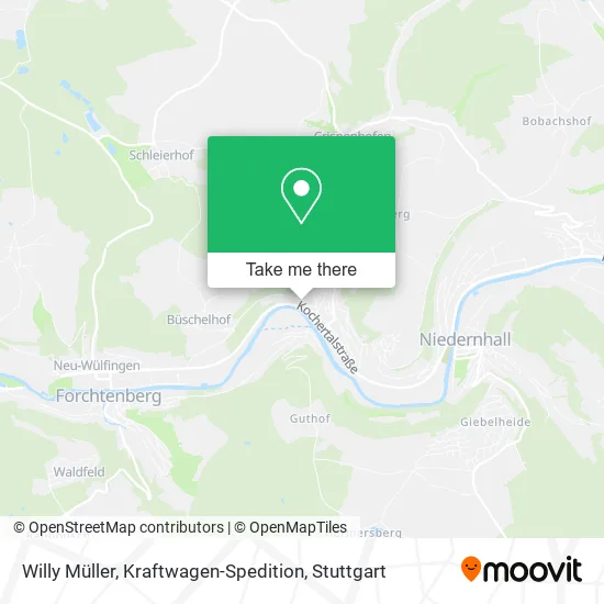 Карта Willy Müller, Kraftwagen-Spedition