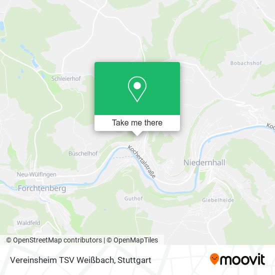 Карта Vereinsheim TSV Weißbach