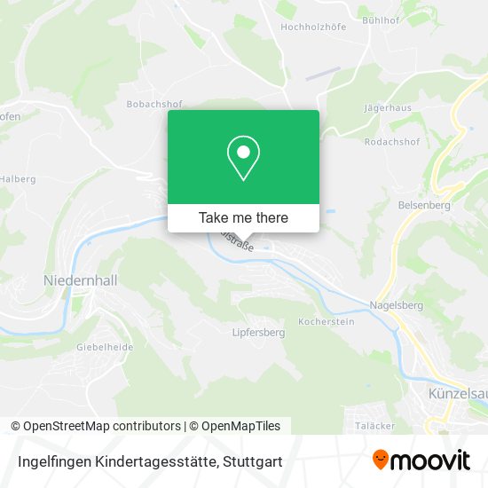 Карта Ingelfingen Kindertagesstätte