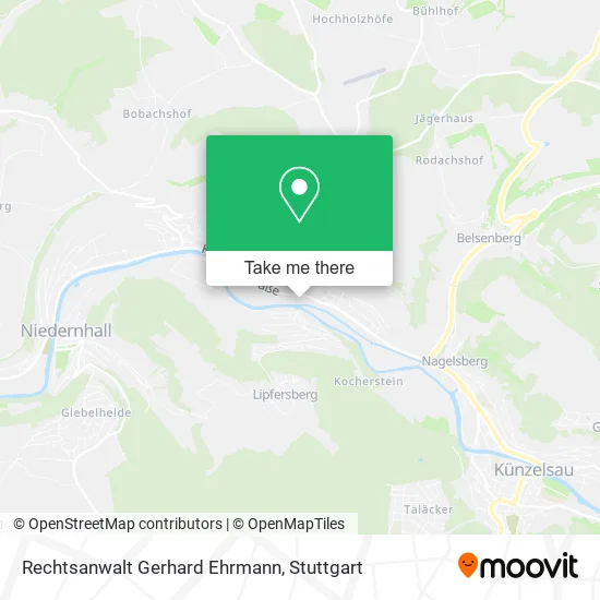 Карта Rechtsanwalt Gerhard Ehrmann