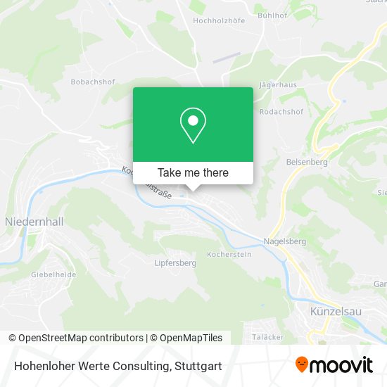 Hohenloher Werte Consulting map