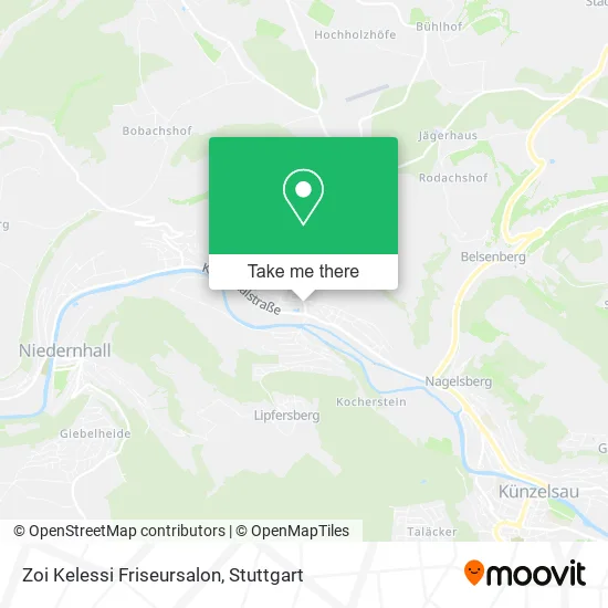 Карта Zoi Kelessi Friseursalon