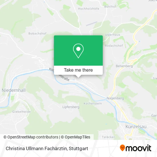Карта Christina Ullmann Fachärztin