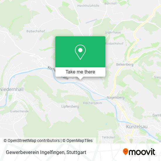 Gewerbeverein Ingelfingen map