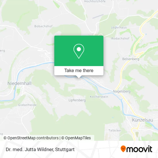 Карта Dr. med. Jutta Wildner