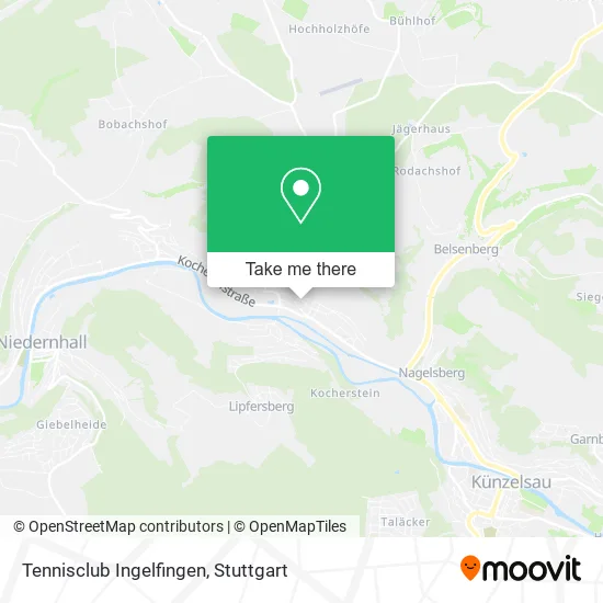 Карта Tennisclub Ingelfingen