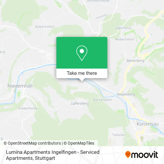 Карта Lumina Apartments Ingelfingen - Serviced Apartments