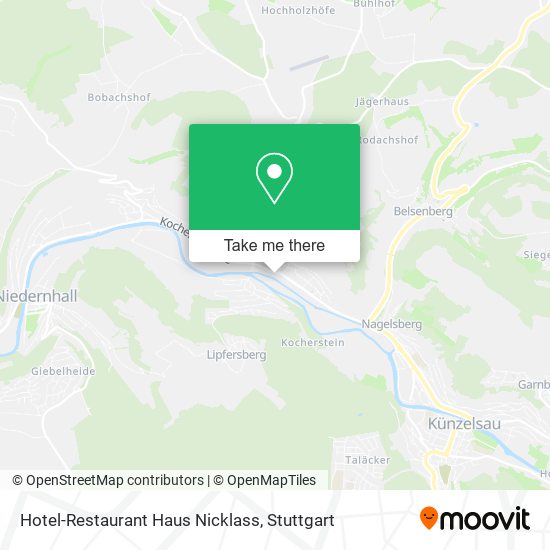 Карта Hotel-Restaurant Haus Nicklass