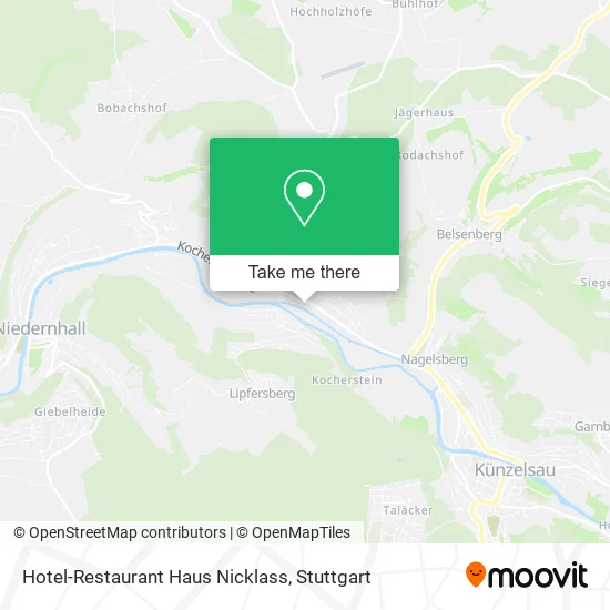Карта Hotel-Restaurant Haus Nicklass