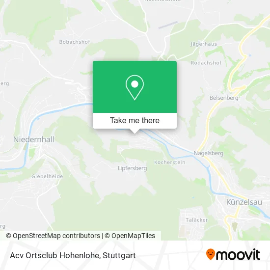 Карта Acv Ortsclub Hohenlohe