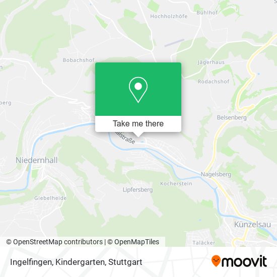 Ingelfingen, Kindergarten map