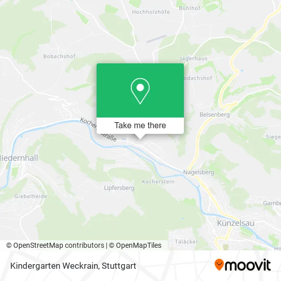 Карта Kindergarten Weckrain