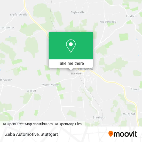 Карта Zeba Automotive