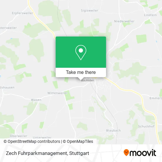 Карта Zech Fuhrparkmanagement