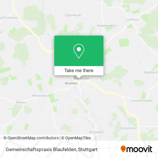 Карта Gemeinschaftspraxis Blaufelden