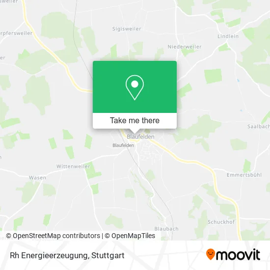 Карта Rh Energieerzeugung