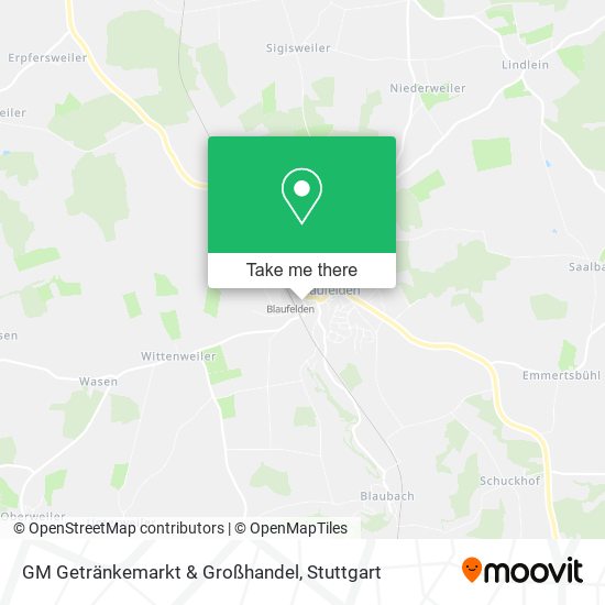 GM Getränkemarkt & Großhandel map