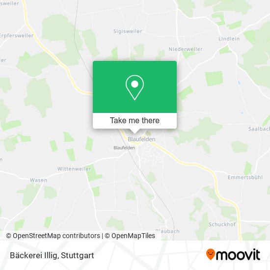 Bäckerei Illig map