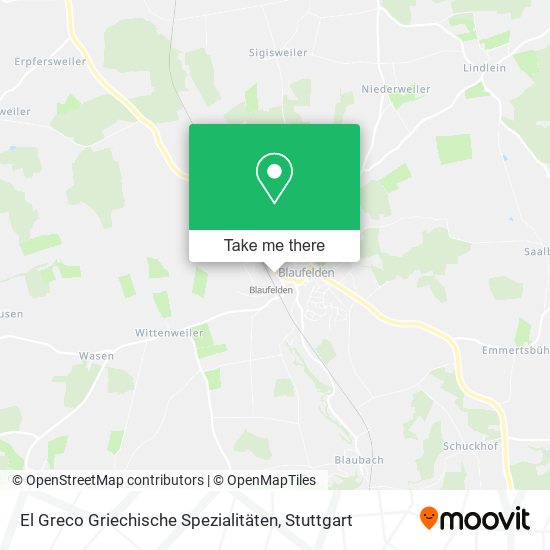 El Greco Griechische Spezialitäten map