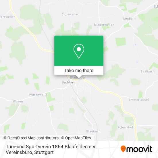 Turn-und Sportverein 1864 Blaufelden e.V. Vereinsbüro map