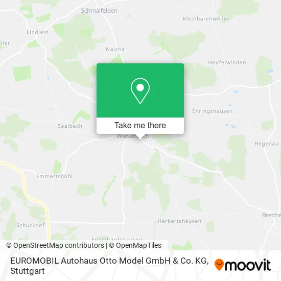 Карта EUROMOBIL Autohaus Otto Model GmbH & Co. KG