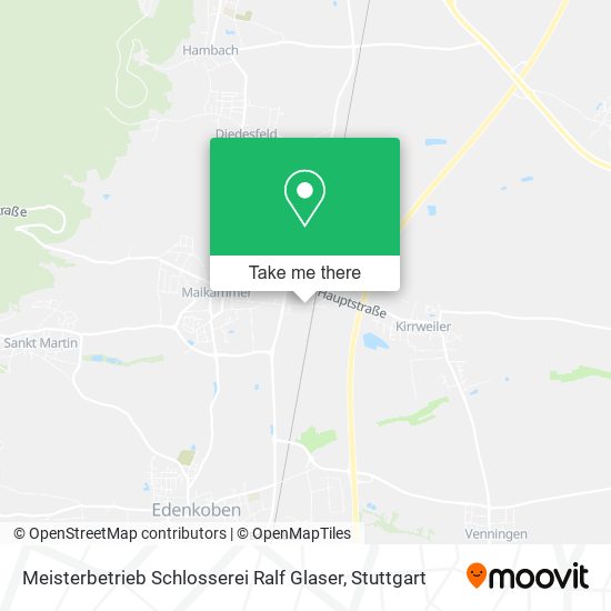 Meisterbetrieb Schlosserei Ralf Glaser map