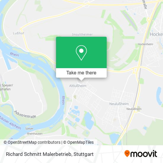 Richard Schmitt Malerbetrieb map