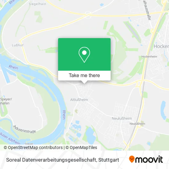 Карта Soreal Datenverarbeitungsgesellschaft