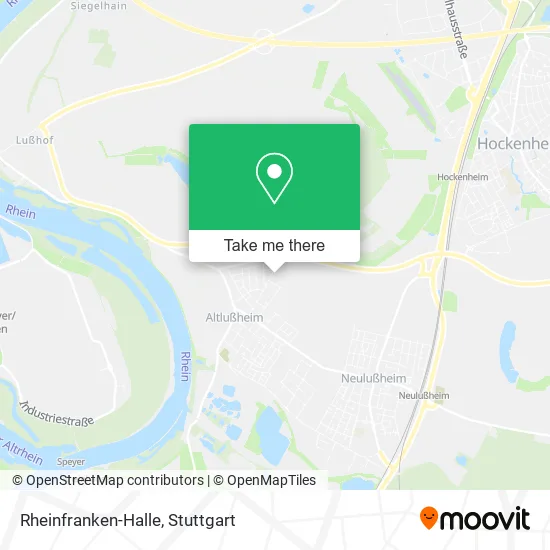 Rheinfranken-Halle map