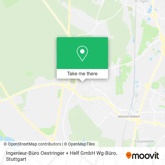 Карта Ingenieur-Büro Oestringer + Helf GmbH Wg-Büro