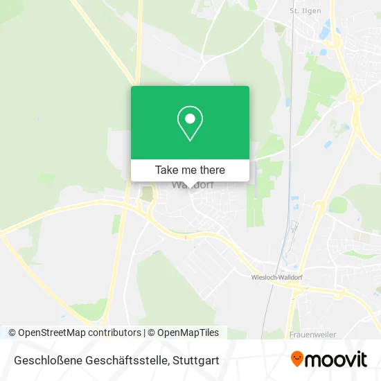Карта Geschloßene Geschäftsstelle