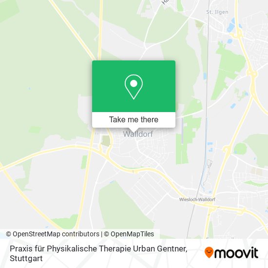 Praxis für Physikalische Therapie Urban Gentner map