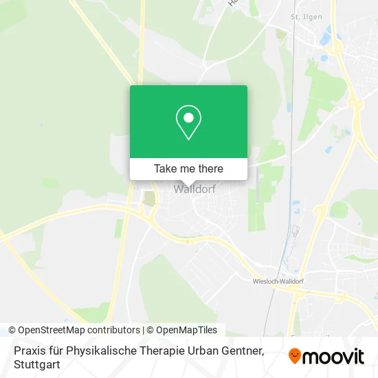 Карта Praxis für Physikalische Therapie Urban Gentner