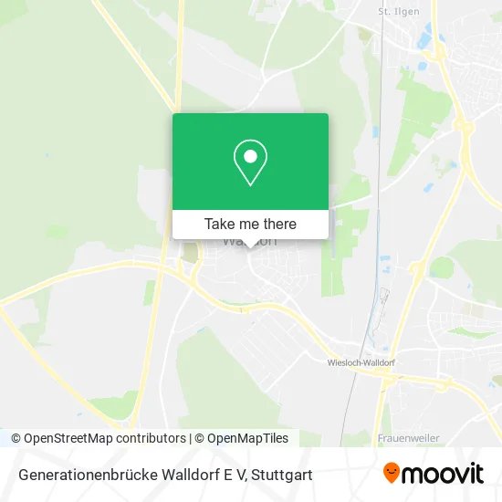 Карта Generationenbrücke Walldorf E V