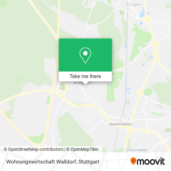 Карта Wohnungswirtschaft Walldorf