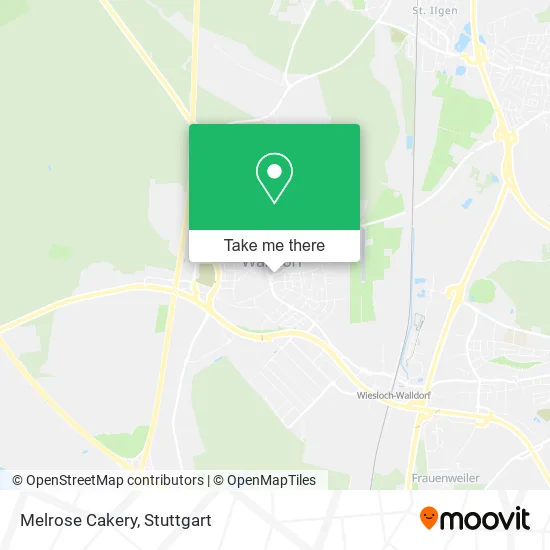 Карта Melrose Cakery