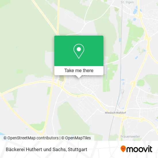 Карта Bäckerei Huthert und Sachs