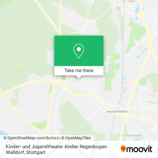 Карта Kinder- und Jugendtheater Atelier Regenbogen Walldorf