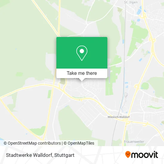 Карта Stadtwerke Walldorf
