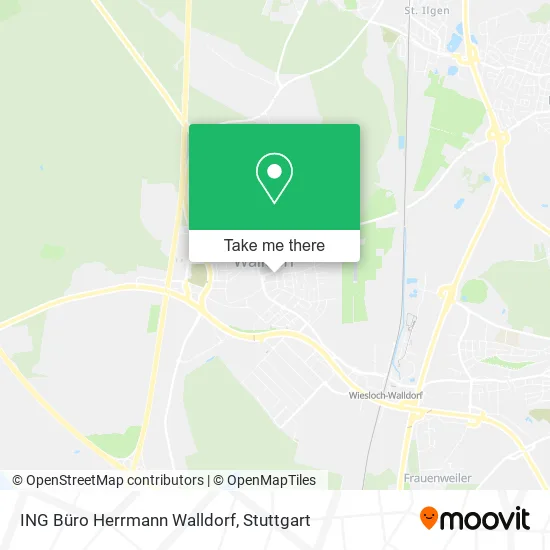 Карта ING Büro Herrmann Walldorf