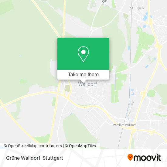 Карта Grüne Walldorf