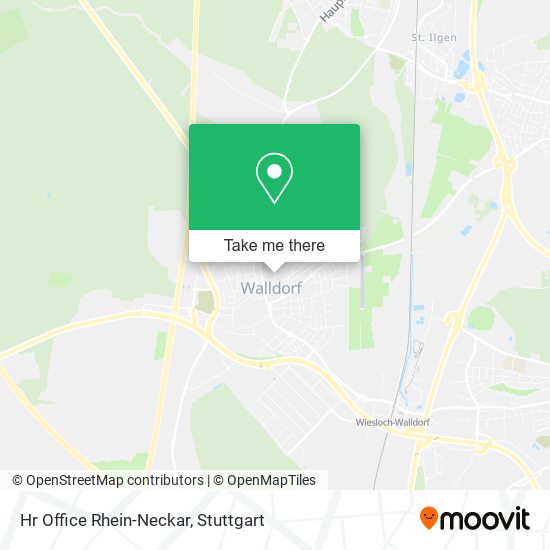 Карта Hr Office Rhein-Neckar