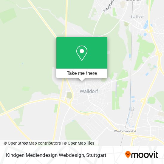 Карта Kindgen Mediendesign Webdesign